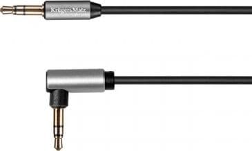 Kruger&Matz kabeljack 3,5 mm - jack 3,5 mm 1 m sølv (KM1242)