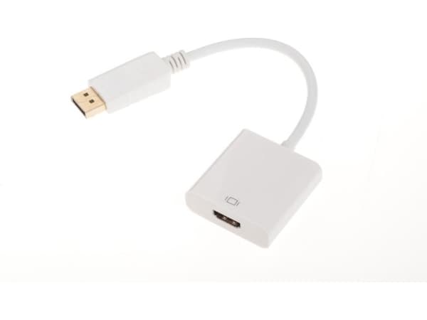 Adapter AV LechPol DisplayPort - HDMI czarny (KOM0850)