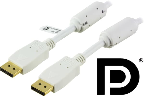 Kabel Deltaco DisplayPort Mini - DisplayPort 2m czarny (DELTACO DisplayPort kabel - 2 m)