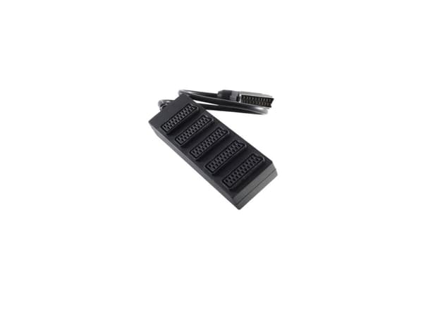 shiverpeaks BS94060 SCART-Kabel 0,5 m SCART (21-pin) 5 x SCART (21-pin) Schwarz (BS94060)