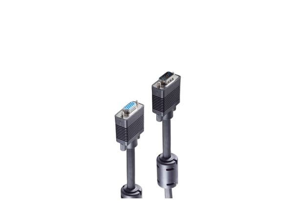 shiverpeaks BS78061-5, 5 m, VGA (D-Sub), VGA (D-Sub), Hankjønn, Hunkjønn, Sort