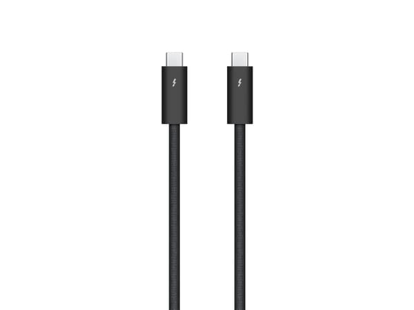 Apple Thunderbolt 4 Pro - USB-kabel - 24 pin USB-C (hann) til 24 pin USB-C (hann) - USB 3.1 Gen 2 / Thunderbolt 3 / Thunderbolt 4 - 3 m - støtte for