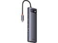 Miniatyrbilde 3 av 4: Baseus Metal Gleam multifunksjonell HUB USB Type C 12in1 HDMI / DP / USB Type C / minijack 3,5 mm / RJ45 / SD (WKWG020213)