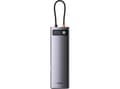 Miniatyrbilde 4 av 4: Baseus Metal Gleam multifunksjonell HUB USB Type C 12in1 HDMI / DP / USB Type C / minijack 3,5 mm / RJ45 / SD (WKWG020213)