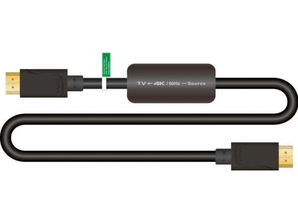 Sinox HDMI™ kabel 4K60Hz+E. 10m. Sort