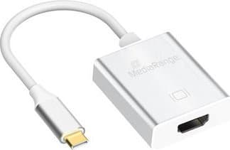 MediaRange MRCS194, 2.0/3.2 Gen 1 (3.1 Gen 1), USB Type-C, HDMI-lähtö, 4096 x 3112 pikseliä