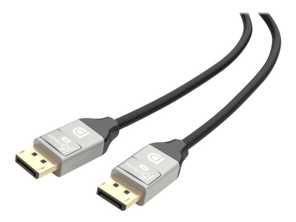j5create JDC43 - DisplayPort-kabel - DisplayPort (hann) låst til DisplayPort (hann) låst - DisplayPort 1.4 - 2 m - 8K-støtte, 4 K 120 Hz (4096 x 2160