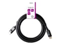 Miniatyrbild 4 av 5: DELTACO - DisplayPort-kabel - DisplayPort (hane) till DisplayPort (hane) - DisplayPort 1.4 - 4 m - 8K60 Hz (7680 x 4320) stöd, halogenfri - svart