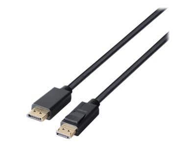 DELTACO - DisplayPort-kabel - DisplayPort (hane) till DisplayPort (hane) - DisplayPort 1.4 - 4 m - 8K60 Hz (7680 x 4320) stöd, halogenfri - svart