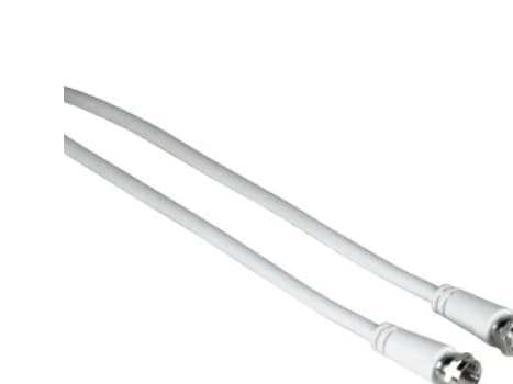 Hama - RF-kabel - F-kontakt (M) - F-kontakt (M) - 3 m - dobbel isolasjon (pakke med 25) (11898)