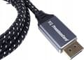 Miniatyrbild 3 av 5: Kabel PremiumCord PREMIUMCORD Kabel DisplayPort 1.4-anslutningskabel, metalliska och guldpläterade kontakter, 2m