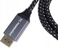 Miniatyrbild 4 av 5: Kabel PremiumCord PREMIUMCORD Kabel DisplayPort 1.4-anslutningskabel, metalliska och guldpläterade kontakter, 2m