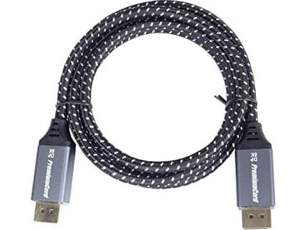 Kabel PremiumCord PREMIUMCORD Kabel DisplayPort 1.4-anslutningskabel, metalliska och guldpläterade kontakter, 2m