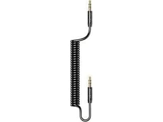 Kabel Usams Jack 3.5mm - Jack 3.5mm 1.2m czarny (63655-uniw)