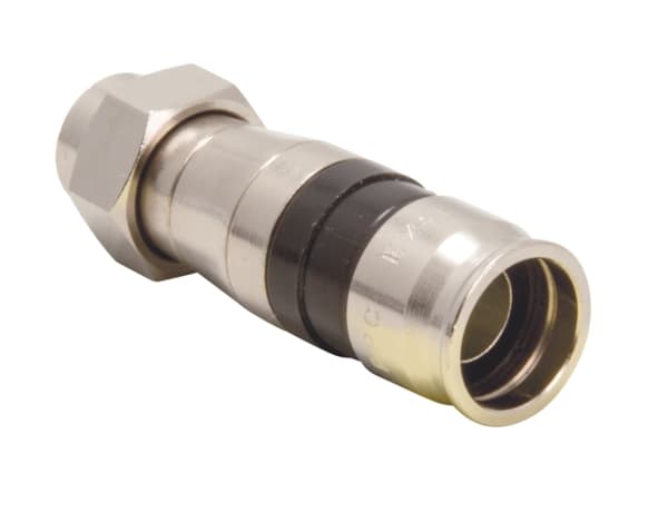 Triax EX 11, F-type, F, 5 - 3000 MHz, 75 O, Svart, Nickel, KOKA 7 OK / 7 MK