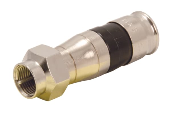 Triax EX 11, F-type, F, 5 - 3000 MHz, 75 O, Svart, Nickel, KOKA 7 OK / 7 MK