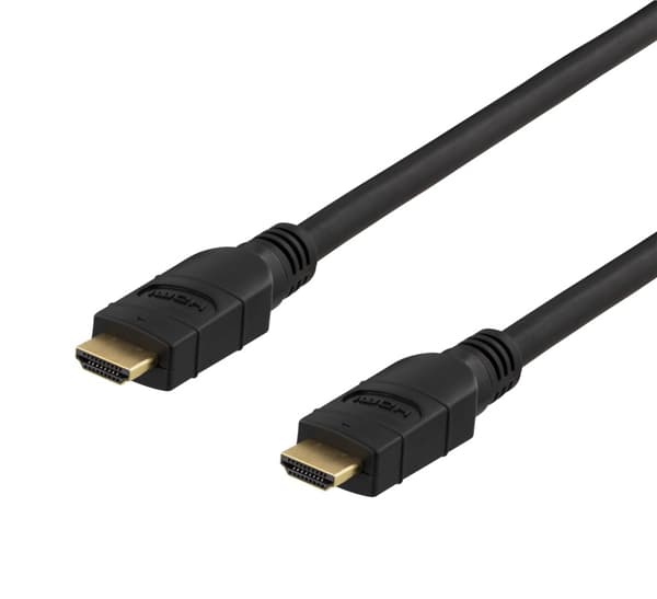 DELTACO PRIME aktiv HDMI-kabel, 15m, 4K 60Hz, Spectra, svart