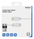 Miniatyrbillede 4 af 4: DELTACO ULTRA High Speed HDMI-kabel, 48 Gbps, 2 m, hvid
