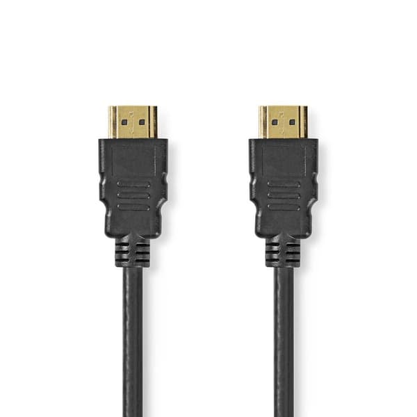 Nedis Ultra High Speed HDMI ™ kabel | HDMI™ Stik | HDMI™ Stik | 8K@60Hz | 48 Gbps | 1.00 m | Runde | 6.0 mm | Sort | Box