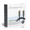 Pikkukuva 7 / 7: Nedis Aktiivinen Optinen Ultra High Speed HDMI-Kaapeli jossa Ethernet | HDMI™ liitin | HDMI™ liitin | 8K@60Hz | 48 Gbps | 10.0 m | Pyöreä | PVC | Must
