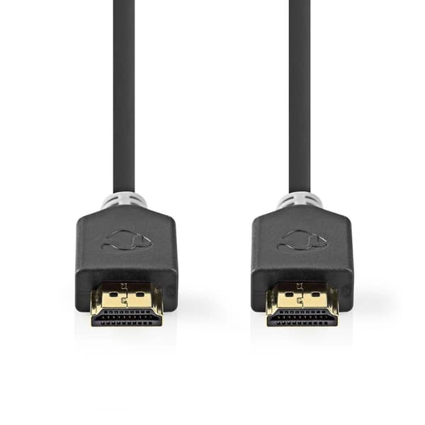 Nedis Ultra High Speed HDMI ™ -kaapeli | HDMI™ liitin | HDMI™ liitin | 8K@60Hz | 48 Gbps | 5.00 m | Pyöreä | 8.3 mm | Antrasiitti | Laatikko