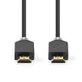 Pikkukuva 3 / 4: Nedis Ultra High Speed ​​HDMI ™ -kaapeli | HDMI™ liitin | HDMI™ liitin | 8K@60Hz | 48 Gbps | 5.00 m | Pyöreä | 8.3 mm | Antrasiitti | Laatikko