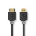 Pikkukuva 2 / 4: Nedis Ultra High Speed ​​HDMI ™ -kaapeli | HDMI™ liitin | HDMI™ liitin | 8K@60Hz | 48 Gbps | 5.00 m | Pyöreä | 8.3 mm | Antrasiitti | Laatikko