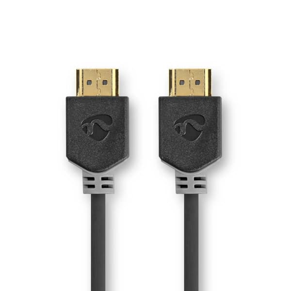 Nedis Ultra High Speed ​​HDMI ™ -kaapeli | HDMI™ liitin | HDMI™ liitin | 8K@60Hz | 48 Gbps | 5.00 m | Pyöreä | 8.3 mm | Antrasiitti | Laatikko