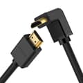Miniatyrbild 1 av 5: Ugreen Angled HDMI Kabel 90° 4K 2m - Svart