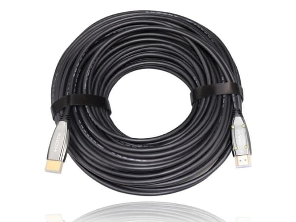 Sinox - High Speed - HDMI-kabel med Ethernet - HDMI hann til HDMI hann - 100 m - fiberoptisk - 4K-støtte