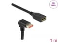 Miniatyrbilde 4 av 4: Delock - DisplayPort-forlengelseskabel - DisplayPort (hann) nedvinklet til DisplayPort (hunn) - DisplayPort 1.4 - 1 m - 8 K 60 Hz (7680 x 4320) støtt