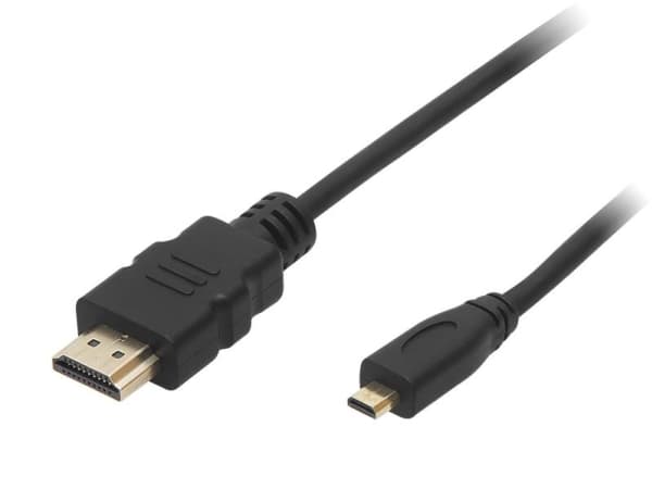 Blow HDMI Micro - HDMI-kaapeli 3m musta (5900804049524)