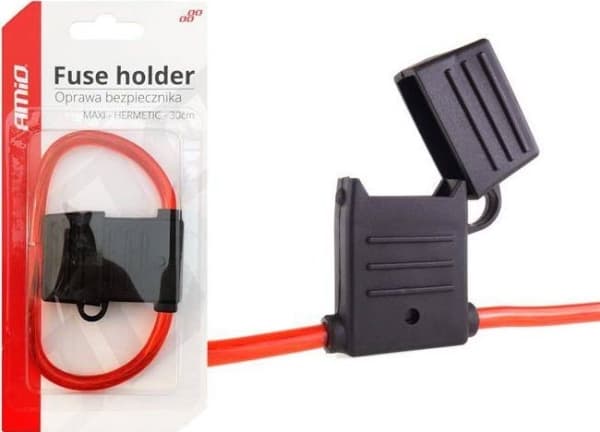 AMiO MAXI sikringsholder med kabel 30cm