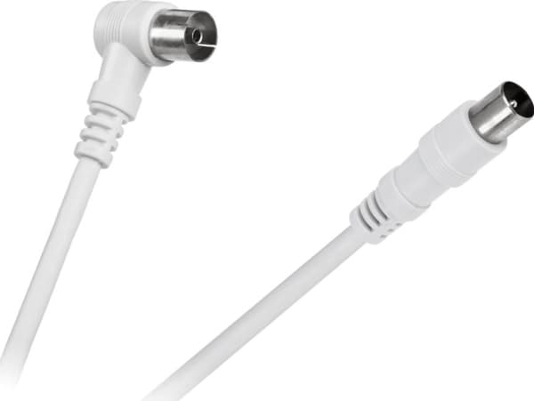 Cabletech antennekabel 10m hvit (KPO2740F-10)
