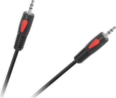 Cabletech Jack 3,5 mm - Jack 3,5 mm 5 m svart (KPO4005-5,0)