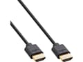 Miniatyrbilde 1 av 3: InLine 17902S, 2 m, HDMI Type A (Standard), 2 x HDMI Type A (Standard), 3D, 48 Gbit/sek., Sort