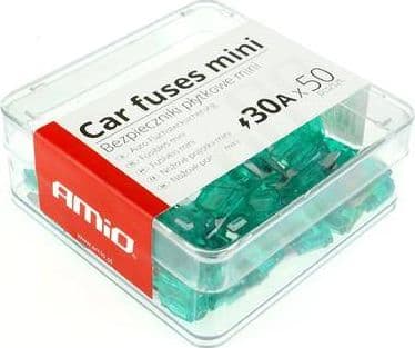 AMiO Mini box auton sulakkeet 50 kpl 30A