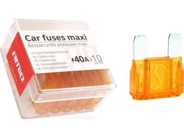 AMiO MAXI auton sulakkeet laatikko 10kpl 40A