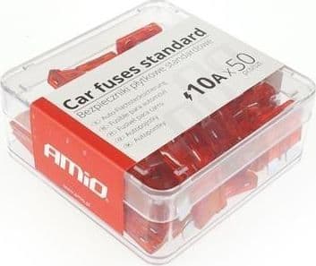 AMiO Standard sahkoume sikringsboks 50stk 10A