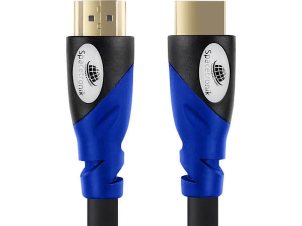 Spacetronik HDMI - HDMI 2m blå kabel (5903031005950)
