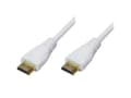 Pikkukuva 1 / 5: Techly ICOC HDMI-4-050NWT, 5 m, HDMI-tyyppi A (vakio), HDMI-tyyppi A (vakio), 3D, 18 Gbit/s, Valkoinen