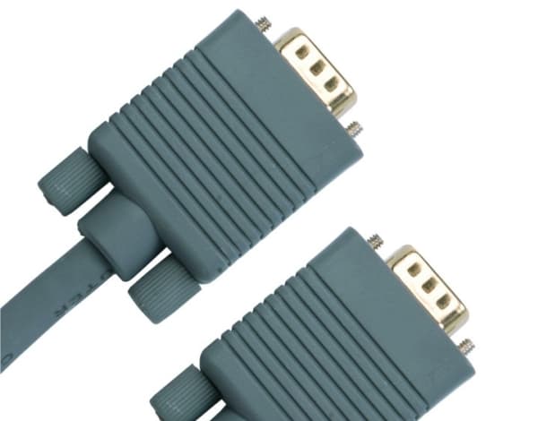 Jou Jye Computer 10m, 2xVGA, 10 m, VGA (D-Sub), VGA (D-Sub), Hankjønn, Hankjønn, Grå