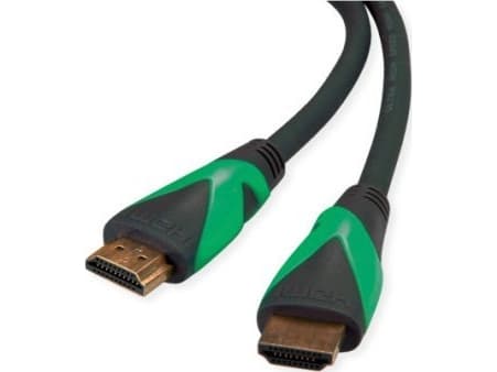 ROLINE 11.44.6010, 1 m, HDMI Type A (Standard), HDMI Type A (Standard), 3D, Svart