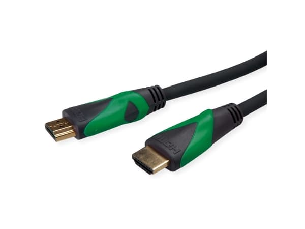 ROLINE 11.44.6010, 1 m, HDMI Type A (Standard), HDMI Type A (Standard), 3D, Svart