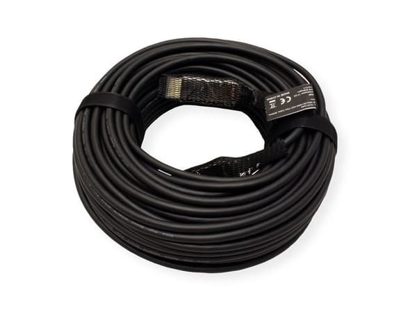 ROTRONIC-SECOMP Roline - Ultra High Speed - HDMI-kabel med Ethernet - HDMI hann til HDMI hann - 50m - Skjermet - Sort - støtter 8K 6