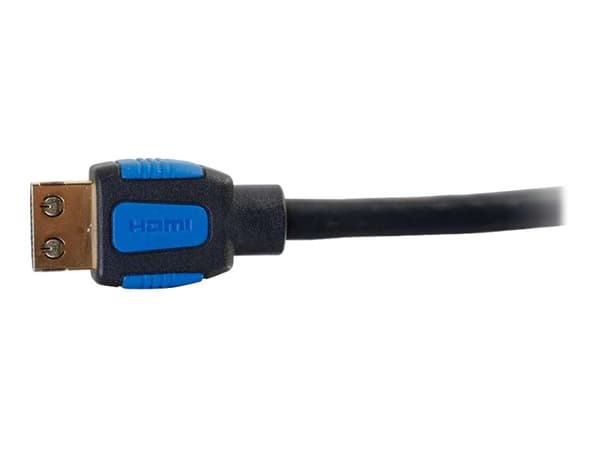 C2G 10ft HDMI Cable with Gripping Connectors - High Speed 4K HDMI Cable - 4K 60Hz - M/M - HDMI-kabel med Ethernet - HDMI hann til HDMI hann - 3.05 m
