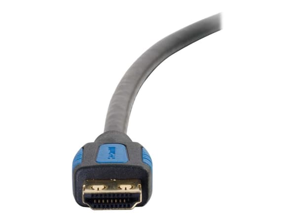 C2G 10ft HDMI Cable with Gripping Connectors - High Speed 4K HDMI Cable - 4K 60Hz - M/M - HDMI-kabel med Ethernet - HDMI hann til HDMI hann - 3.05 m