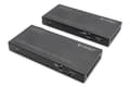 Miniatyrbilde 2 av 5: DIGITUS HDBadeT HDMI KVM Extender 150m/4K/60Hz/USB 2.0/PoC/IR/svart