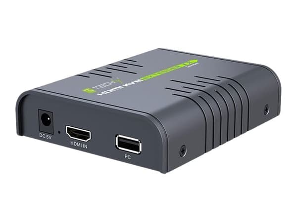 TECHly 120m HDMI KVM EXTENDER over Network Cable - Sender og mottaker - KVM / lydutvider - 1GbE, USB 2.0, HDMI - 10Base-T, 100Base-TX, 1000Base-T - o