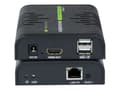 Miniatyrbilde 4 av 5: TECHly 120m HDMI KVM EXTENDER over Network Cable - Sender og mottaker - KVM / lydutvider - 1GbE, USB 2.0, HDMI - 10Base-T, 100Base-TX, 1000Base-T - o